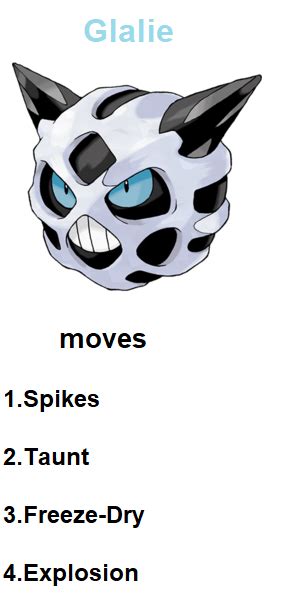 glalie moves